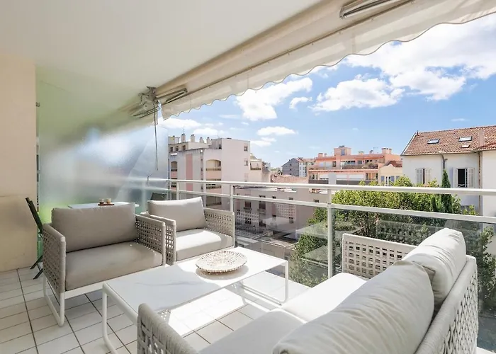 Le Paloma, High Standing, 3 Min Beach, Air Conditioning, 4 Prs * Antibes