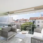 Le Paloma, High Standing, 3 Min Beach, Air Conditioning, 4 Prs * Антиб